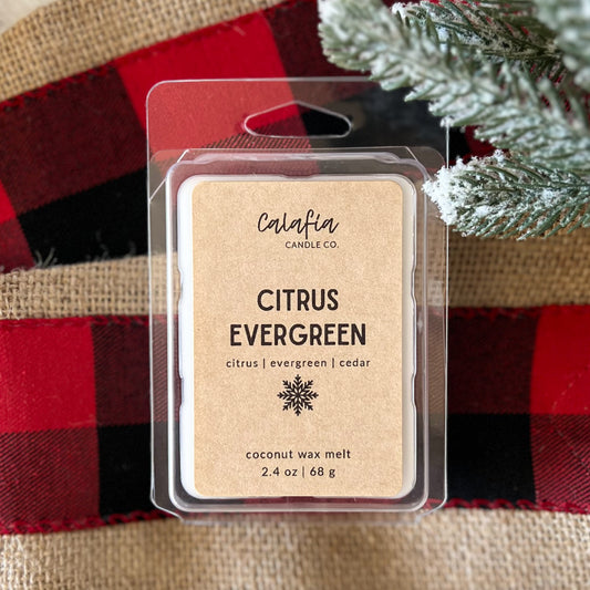 Citrus Evergreen Wax Melt